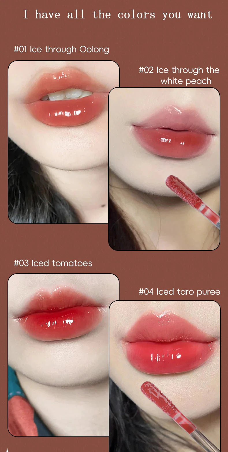 Long-Lasting Moisturizing Lip Gloss – Waterproof Shine & Transparent Color