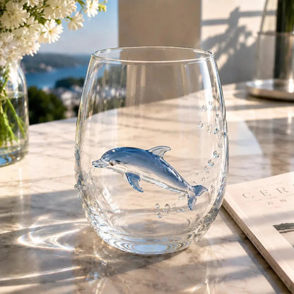 Bring the Ocean to Every Sip with Stunning 3D Artisan Glassware 🌊