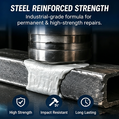 Steel Reinforced Epoxy Repair Putty — Universal Glue for Metal, Wood, Plastic