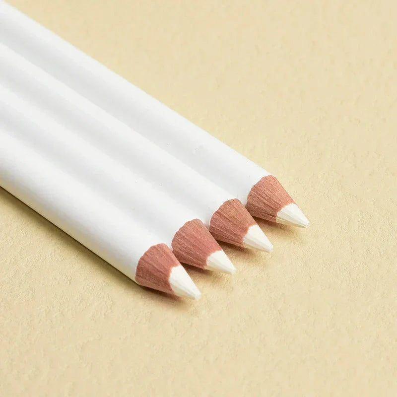 12pcs Wooden Eyebrow Pencil with Sharpener