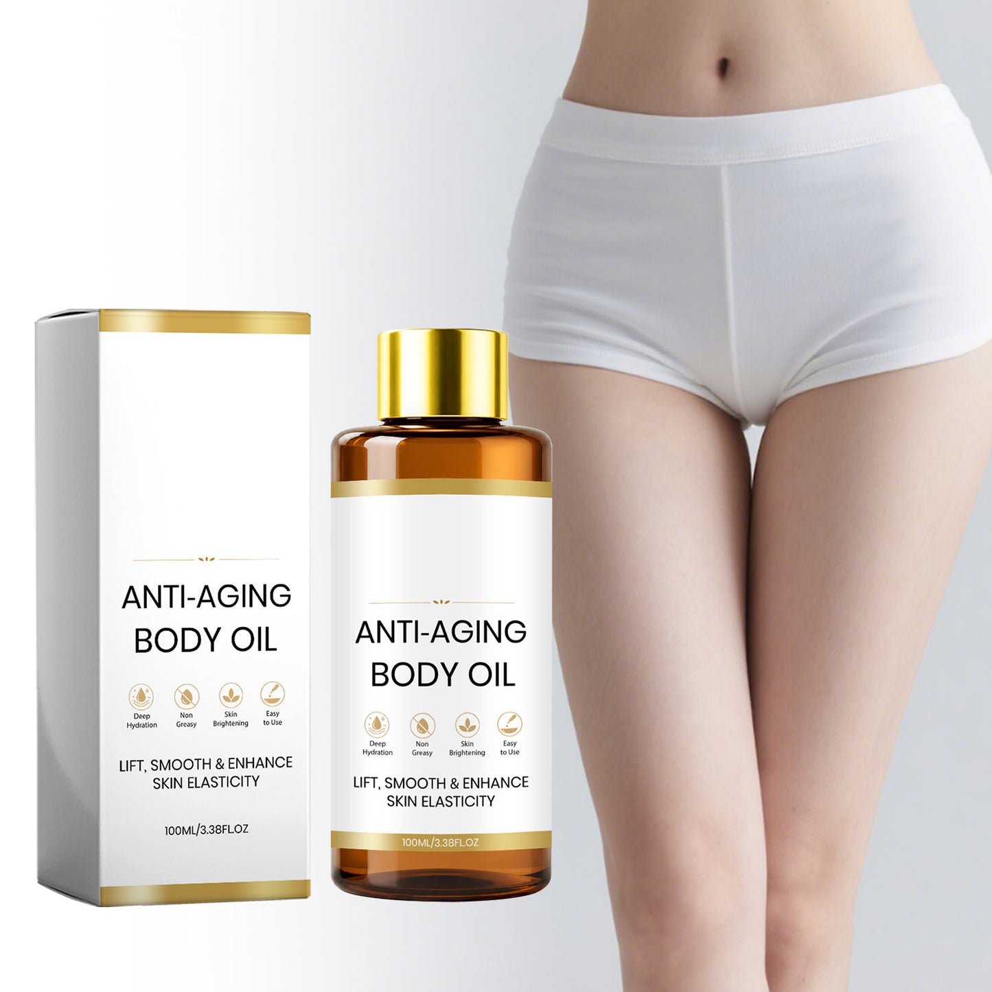 Anti-Aging Body Oil – Deep Hydration & Skin Firming Moisturizing Body Oil (100ml)