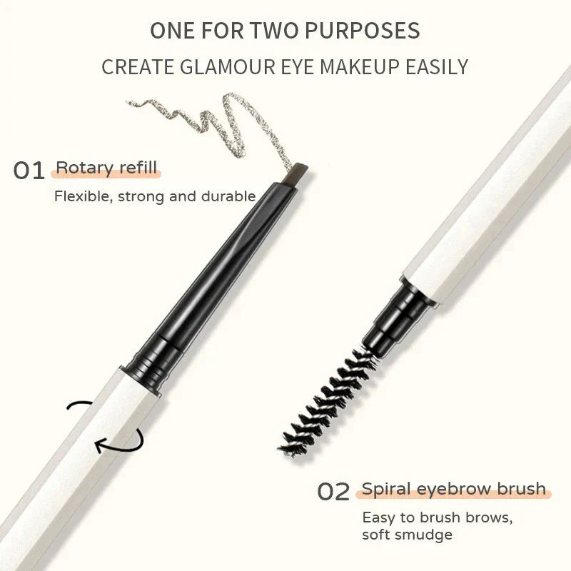 Double-ended Ultra-fine Non-marking Eyebrow Pencil