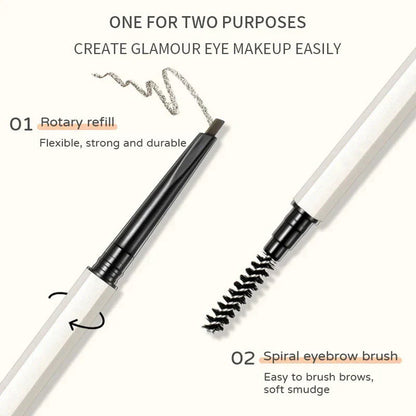 Double-ended Ultra-fine Non-marking Eyebrow Pencil