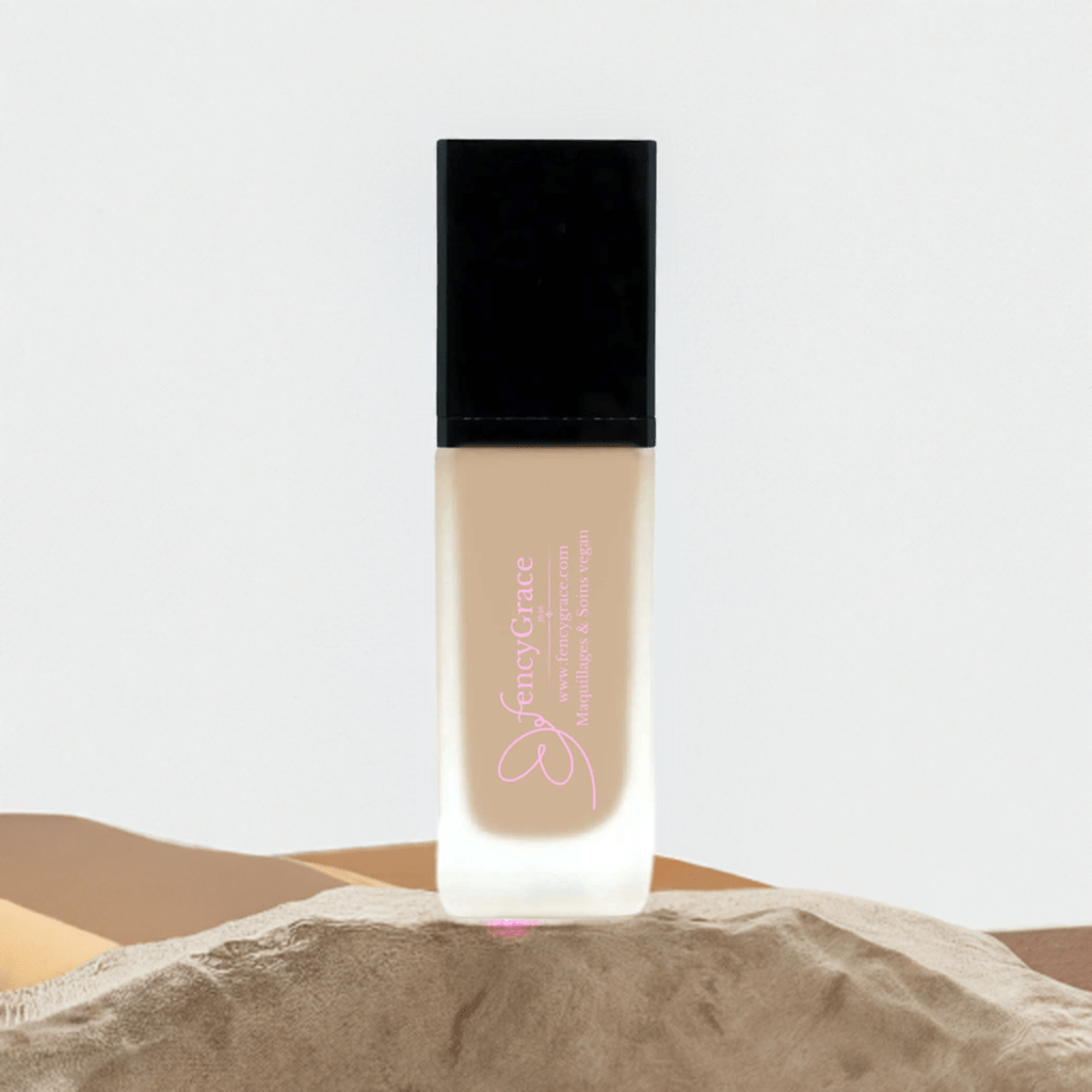 Vegan Moisturizing Foundation Esther 145 – Luminous Finish | FencyGrace