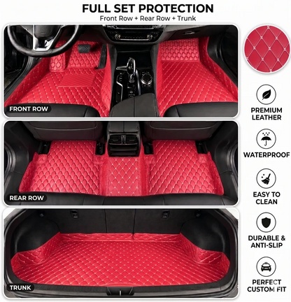 Elvile - Waterproof Non-slip Universal Fit Customized Floor Mats for Cars, SUVs, and Trucks